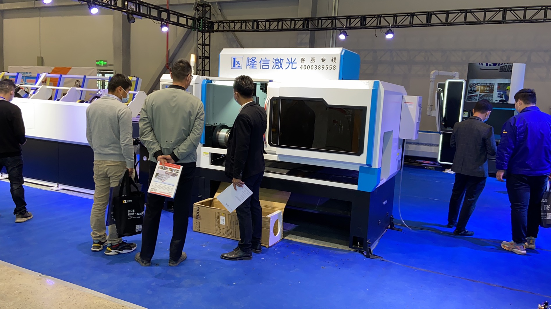 隆信激光参展了-2021淮海经济区工业智造展会